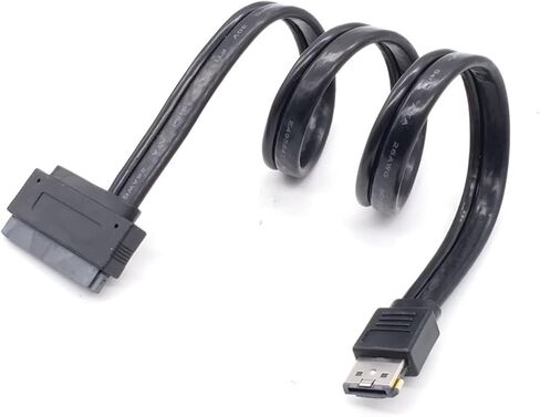 Power Esata USB 12v 5v to 22pin Sata USB Hard Disk Cable in Saudi Arabia