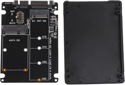1SET SATA 60 جيجابت في الثانية إلى M2 NGFF SATA SSD MSATA SSD ADAPTER MSATA إلى SATA M.2 NGFF إلى لوحة محول القرص الصلب SATA (أحمر) in Saudi Arabia