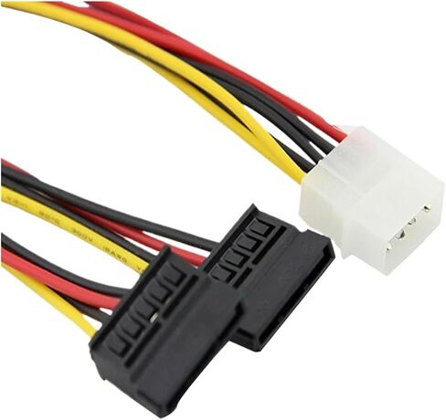 محول N/EW 4Pin IDE إلى 2 ATA SATA y الخائن كابل كابل تزويد المحرك الصلبة in Saudi Arabia
