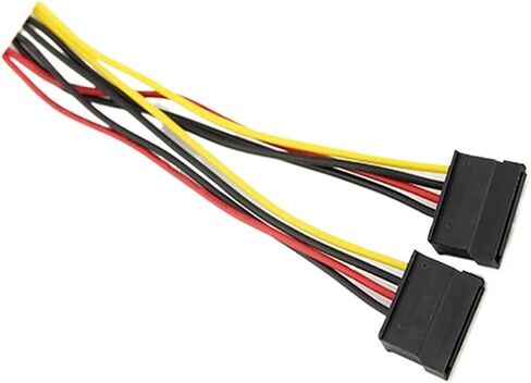 محول N/EW 4Pin IDE إلى 2 ATA SATA y الخائن كابل كابل تزويد المحرك الصلبة in Saudi Arabia