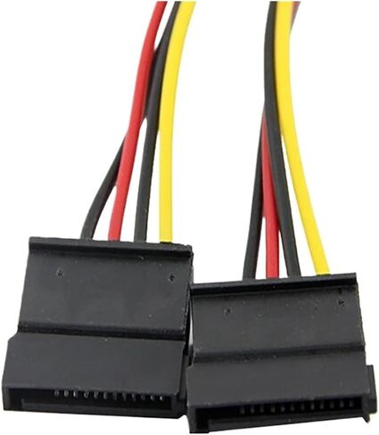 محول N/EW 4Pin IDE إلى 2 ATA SATA y الخائن كابل كابل تزويد المحرك الصلبة in Saudi Arabia