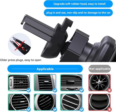 X8 Car Phone حامل الهاتف Mount Phone Mount for Car Windshield Dashboard Air Vent Universal Hands Free Automobile Automobile Automobile Plost Plat in Saudi Arabia