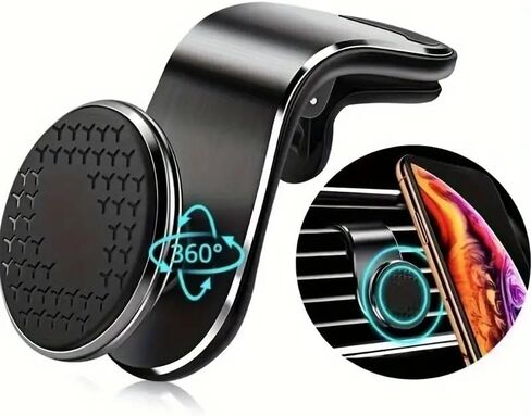 Generic Magnetic Car Phone Mount, Universal Compatible, Dashboard Mount for iPhone, Black in Saudi Arabia