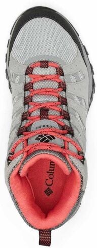 Columbia Women's Redmond III Mid Waterproof, Steam/Red Coral, 6.5 in Saudi Arabia