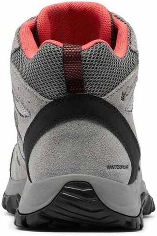 Columbia Women's Redmond III Mid Waterproof, Steam/Red Coral, 6.5 in Saudi Arabia