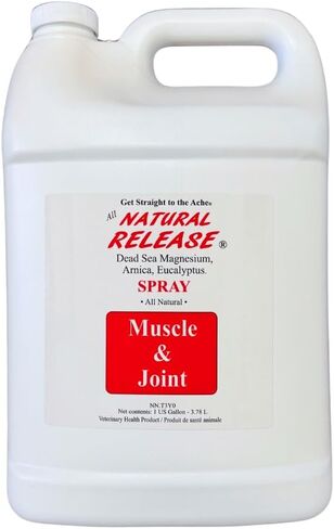 Four Oaks Farm Ventures, Natural Release Muscle Spray Treatment - Horse Liniment for Sore Muscles, Joint Pain, Tendon & Inflammation Relief - Easy to Use, Fast Acting, Alcohol & Menthol Free (8 oz) in Saudi Arabia