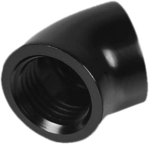 Barrow G1/4" 45 Degree Female to Female Angled Adaptor Fitting - Black (TDWT45SN) in Saudi Arabia