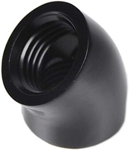 Barrow G1/4" 45 Degree Female to Female Angled Adaptor Fitting - Black (TDWT45SN) in Saudi Arabia