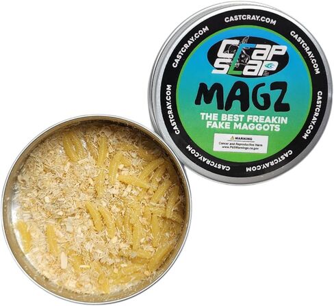 Crap Slap Magz – Fake/Real Maggots - Freeze Dried Real Maggots Infused in a Plastic Body in Saudi Arabia