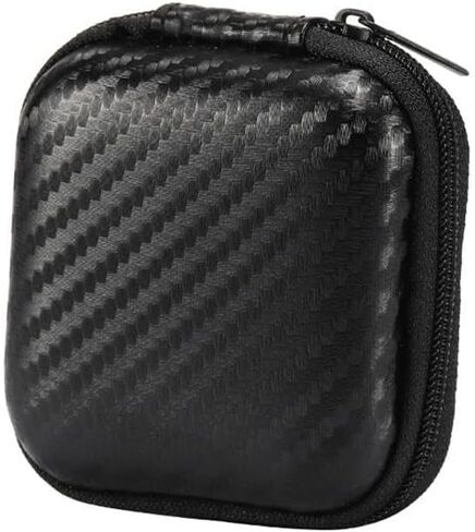 1pc mini cob cob portable keychain keychain box box storage box black frackprackproof eva earphone bage in Saudi Arabia