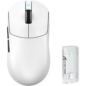 Attack Shark X8 PRO 8K Wireless Gaming Mouse,PAW3395PRO 40K DPI Sensor,Tri-Mode Broadcom BK52820 Chip,Superlight Ergonomic Mouse for Large Hands,Cloud-Based Software,for Win/Mac(White) in Kuwait