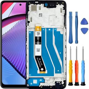 استبدال الشاشة لـ Motorola G Power 2023 استبدال الشاشة بإطار لـ Motorola G Power 2023 5G XT2311 LCD Display Touch Digitizer Assembly مع أدوات 6.5 بوصة أسود in Kuwait