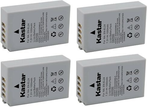 Kastar 2-Pack EN-EL24 Battery Replacement for Nikon EN-EL24 ENEL24 EN-EL24a ENEL24a Battery, Nikon MH-31 Charger, Nikon 1 J5 1J5, Nikon DL18-50 DL1850, Nikon DL24-85 DL2485 Digital Cameras in Saudi Arabia