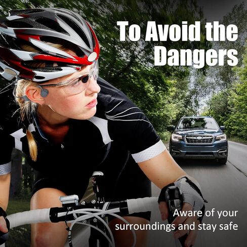 سماعات توصيل العظام مع ميكروفون بلوتوث 5.2 سماعات أذن مفتوحة مع سماعات أذن لميكروي in Kuwait