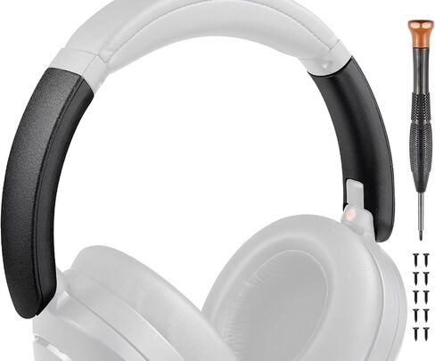 SOULWIT Headband Side Cover Slider Outer & Inner for Sony WH-XB910, XB910N Extra Bass Noise Cancelling Headphones(Do Not Fit WH-XB900N), Replacement Head Band Repair Part Accessories Kit - Black in Saudi Arabia