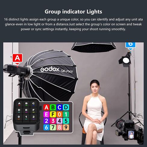 Godox AD400 Pro II Flash Strobe Light ، 0.01-1S Recycle 1/8000S HSS Outdoor Monilight BL-Color مع نظام لاسلكي X Wireless ، ومزامنة واحدة مع بطارية X3 قابلة لإعادة الشحن و Bowens Mount (ترقية AD400PRO) in Kuwait
