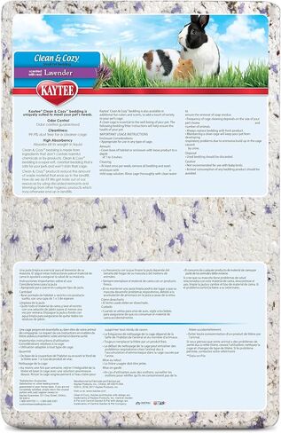 Kaytee Clean & Cozy Lavender Paper Bedding for Guinea Pigs, 49.2 Liters in Saudi Arabia
