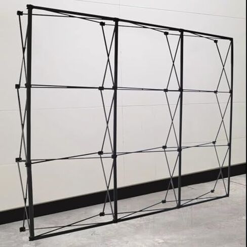 Backdrops Backdrops Iron Frame ، منبثقة عرض الشعار ، حامل كشك محمول خفيف الوزن ، حامل أحداث المعرض التجاري التصوير (الحجم: 2.3 م (7.5 قدم) HX6.05M (19.8 قدم) ل) ل) لتر) in Kuwait