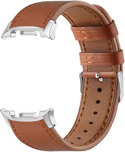 متوافق مع Samsung Galaxy Watch 8 40mm 44mm/Watch 8 Classic 46mm Bands Leather ، Women Men Genine Leather Sport Resport Strap Band for Galaxy Watch 8/8 Classic in Saudi Arabia