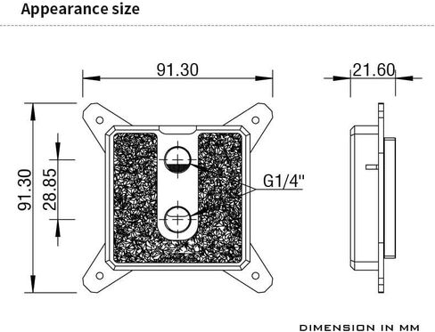 Barrow LTIFHY-04 CPU Water Block for Intel i3 i5 i7 i9 LGA 1200 Waterblock Black in Kuwait