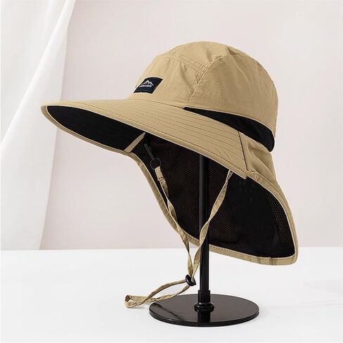 Outdoor Suncreen Hat - Durable Polyester for Fishing,Travel,Camping,Hand Washable in Saudi Arabia