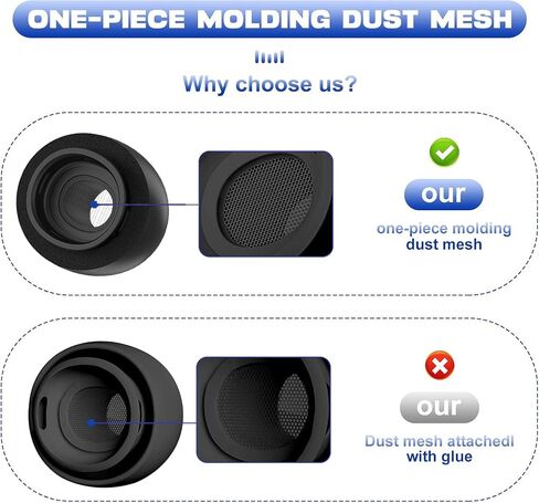 Premium Memory Foam Tips for AirPods Pro 1st&2nd Gen. No Silicone Eartips Pain. Anti-Slip Eartips. Fit in The Charging Case, 3 Pairs (Medium) in Saudi Arabia