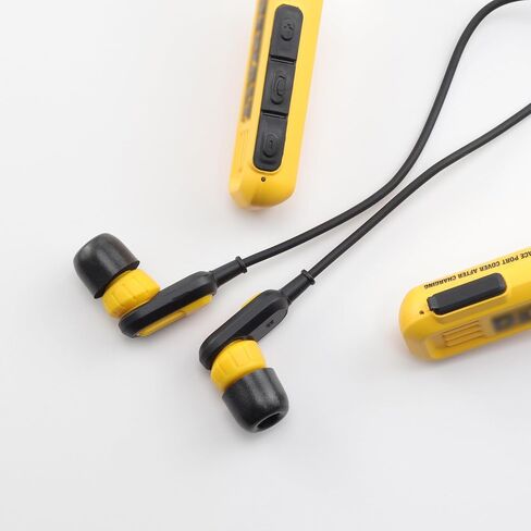 Replacement Foam Ear Tips for for Dewalt Headphones, Compatible with Dewalt Heavy Duty/Jobsite Pro/Heavy Duty 2-in-1 Bluetooth Neckband Headphones, 3 Pairs (S/M/L, Black) in Saudi Arabia