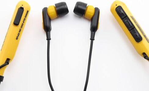 Replacement Foam Ear Tips for for Dewalt Headphones, Compatible with Dewalt Heavy Duty/Jobsite Pro/Heavy Duty 2-in-1 Bluetooth Neckband Headphones, 3 Pairs (S/M/L, Black) in Saudi Arabia