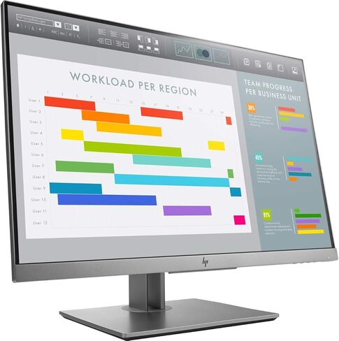 HP ELITERISPLAY E243I شاشة شاشة 24 بوصة LED (1FH49A8#ABA) أسود وفضي in Kuwait
