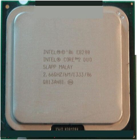 CPU C 2 DUO E8200 Prosseor 2.66 GHz/6 M/1333 MHz Socket 775 Gratis Pengiriman Cepat Kapal in Saudi Arabia