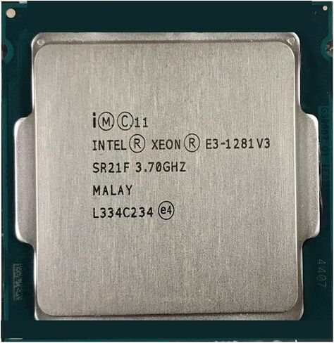 CPU XEON E3-1281V3 Processor 3.70GHz 8M 80W رباعي النواة E3 1281V3 LGA1150 E3 1281 V3 E3-1281 V3 in Saudi Arabia