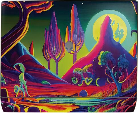 Laptop Skin Compatible with Alienware 16 Area-51 (2025) - Trippy Planet - Premium 3M Vinyl Protective Wrap Decal Cover - Easy to Apply | Crafted in The USA by MightySkins in Saudi Arabia