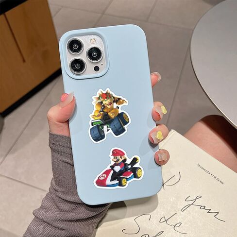 50 Pcs Mario Stickers, Large Bulk Sticker for Laptop, Phone, Water Bottles, Computer Cars... Decal DIY Décor for Bumper Accesory in Kuwait