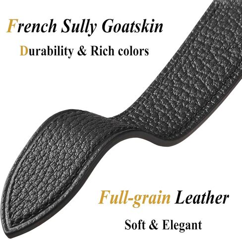 فرنسي Goatskin Leather Watch Band مع مشبك مغناطيسي لسلسلة Apple Watch Series 10 9 8 7 6 5 4 SE SE2 Ultra 2 للنساء والرجال ، حزام جلدي لـ IWatch 38mm 40mm 41mm 42mm 44mm 45mm 46mm 49mm in Saudi Arabia