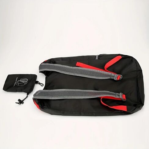 1PC Multifunctional Outdoor Folding Backpack - Lightweight, Waterproof, Durable for Hiking, Riding, and Travel, Black in Saudi Arabia