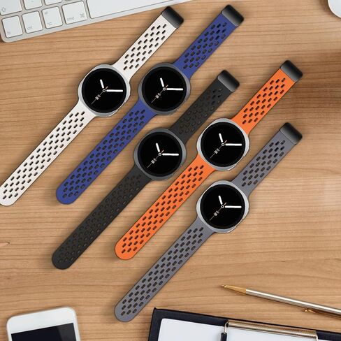 Sport Bands Compatible with Samsung Galaxy Watch 8 40mm 44mm/Galaxy Watch 8 Classic 46mm,No Gap Soft Silicone Strap with Magnetic Buckle for Men Women in Kuwait