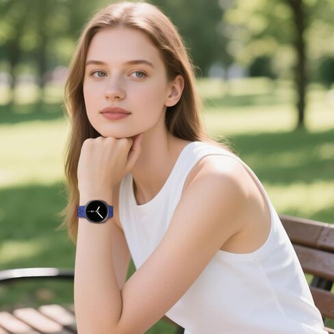 Sport Bands Compatible with Samsung Galaxy Watch 8 40mm 44mm/Galaxy Watch 8 Classic 46mm,No Gap Soft Silicone Strap with Magnetic Buckle for Men Women in Kuwait
