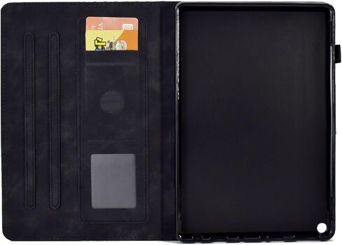 Tablet Travel متوافق مع Fire Max 11 "الذي تم إصداره في عام 2023 ، علبة جلدية متميزة مع حامل قابلة للطي وحالة واقية مع فتحة متوافقة مع البطاقة/الاستيقاظ التلقائي in Kuwait