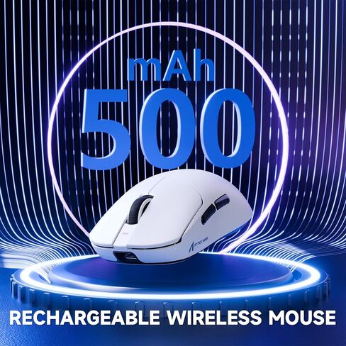 Attack Shark X8 PRO 8K Wireless Gaming Mouse,PAW3395PRO 40K DPI Sensor,Tri-Mode Broadcom BK52820 Chip,Superlight Ergonomic Mouse for Large Hands,Cloud-Based Software,for Win/Mac(White) in Kuwait