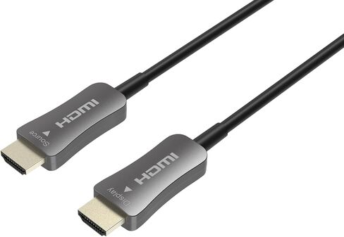 OREI 8K HDMI 2.1 Cable 100ft – AOC Active Optical Fiber HDMI Cable, 48Gbps, 8K@60Hz, 4K@120Hz, HDR10+, eARC, HDCP 2.3, EMI-Free, Gold-Plated, Nylon Braided in Saudi Arabia