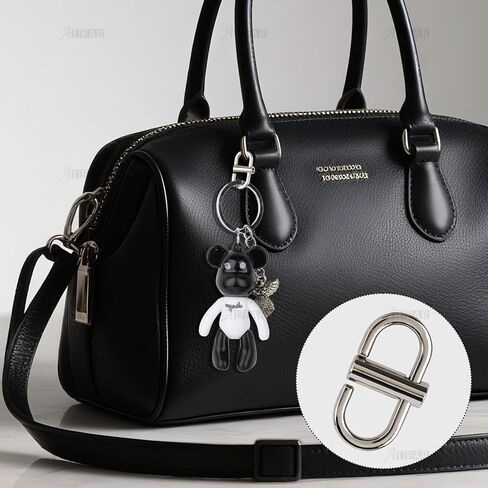 AUEAR، 5 عبوات معدنية ذهبية قابلة للتعديل لحقيبة حزام السلسلة، وصلات سلسلة مشبك صغير لتقصير طول السلسلة المعدنية in Kuwait