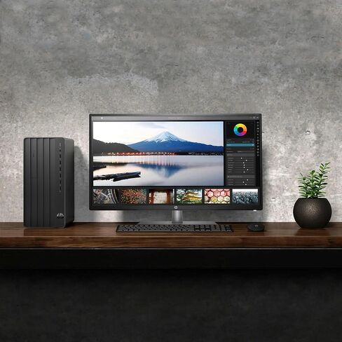 HP Pro Tower 290 G9 Desktop Computer, 4-core Intel Core i3-13100 Processor, 64GB RAM, 2TB SSD, 2-Monitor Ports (HDMI + VGA), WiFi, RJ-45, Wired KB& Mouse, None Optical Drive, Windows 11 Pro in Saudi Arabia