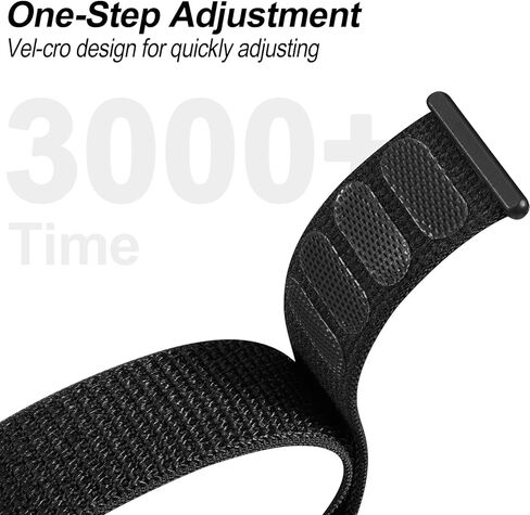 نايلون نطاقات مراقبة سريعة التوافق مع Garmin Fenix ​​8 43mm/7S Pro/7S/6S Pro/6S/5S/5S Plus ، خطاف رياضة قابلة للضبط للذنب 20 ملم للمعدل لسلسلة حلقة S70 42mm ملحق in Kuwait