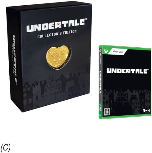 001_Undertale Xbox_one Collector's Edition ، W/ Gold Heart Locked Music Box (الإصدار الياباني) in Saudi Arabia