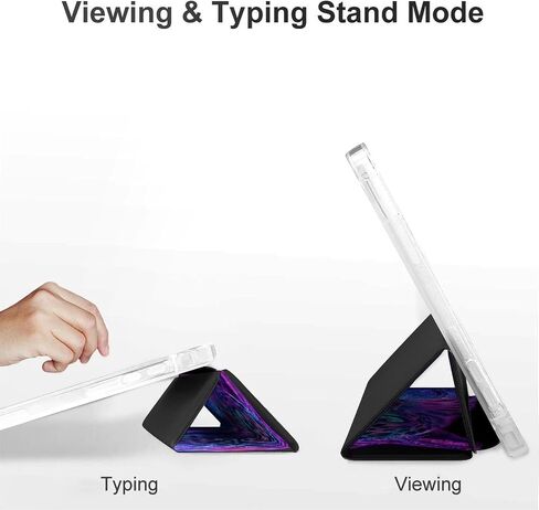 علبة النيون النيون المتوهجة الجميلة مع حامل القلم رفيع الوزن ثلاثي الأوزان متوافق مع iPad mini 4/5/6 mini4/5 （7.9in） in Kuwait