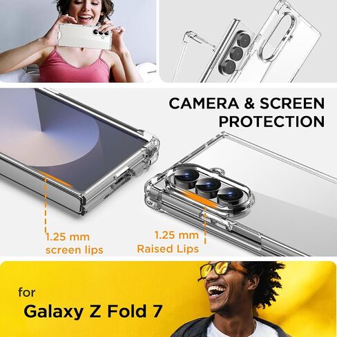 AICASE لـ Samsung Galaxy Z Fold 7 CLASE CASE CASERANT FRACHPROCK PROCENT PROTECTION ALDERTANT ANDYLING ANDLYSING FOR in Kuwait