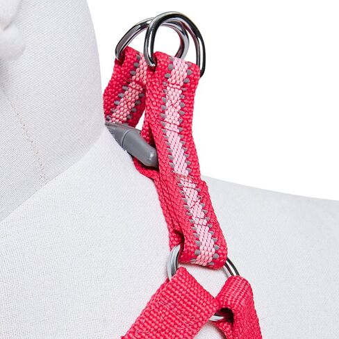 Blueberry Pet Essentials Step-in Reflective Back to Basics Dog Harness, Sky Blue, Chest Girth 20" - 26", Medium, Adjustable Harnesses for Dogs in Saudi Arabia