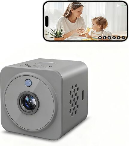 Hidden Camera Spy Camera,1080P HD Mini Nanny Cam for Home/Office with Night Vision, App Control WiFi Indoor Security Cameras, Motion Detection,Wireless Remote Viewing Cam in Saudi Arabia