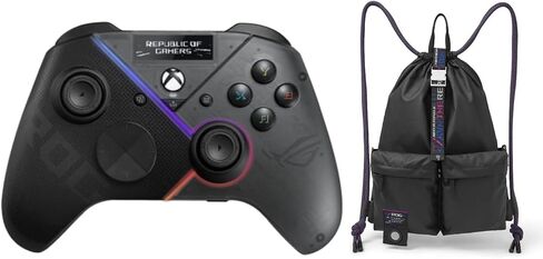 Asus Rog Raikiri Pro Gaming Controller ، شاشة OLED مدمجة مع حقيبة شباط متعددة الاستخدامات مع مشبك سبيكة الزنك ، حزام نمط ROG ، مقاومة للماء الجيب in Saudi Arabia