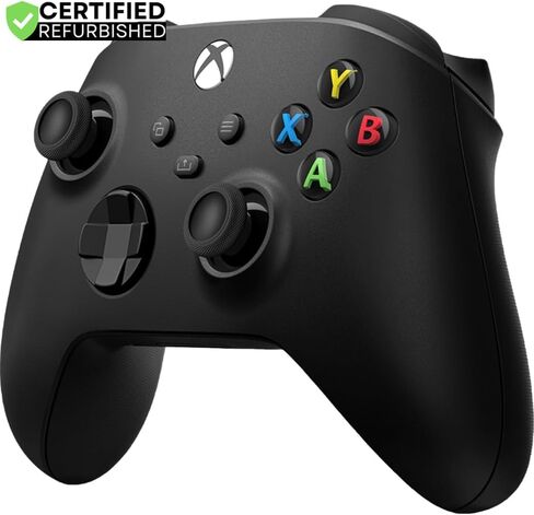 Microsoft QAT-00007 Xbox Wireless Bluetooth Controller with USB Carbon Black (Renewed) in Saudi Arabia
